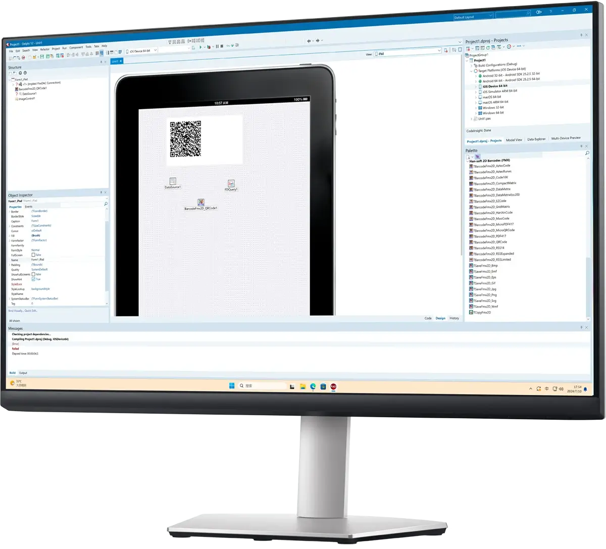 2D Barcode FMX Components screen snapshot