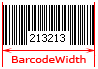 BarcodeWidth