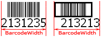 BarcodeWidth (Long text)